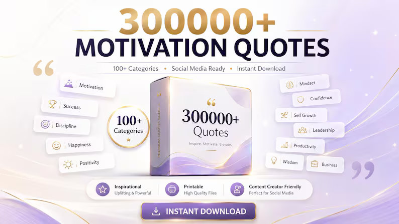 300000+ Motivation Quotes Bundle