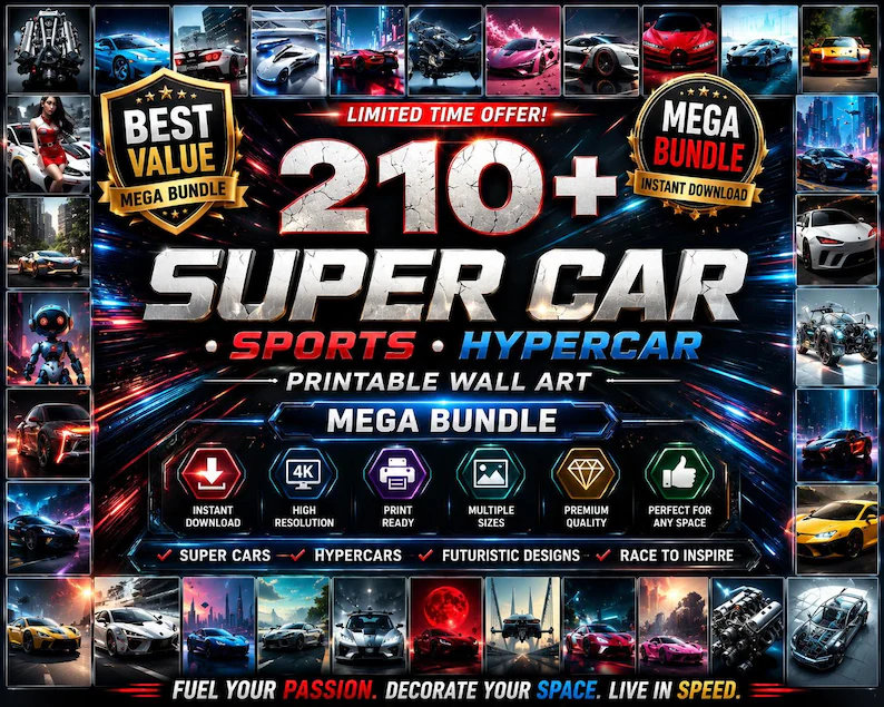 Supercar Art Mega Bundle