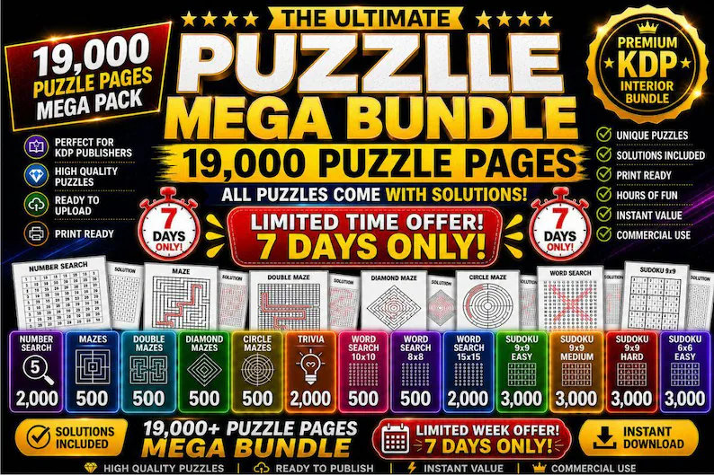 Ultimate KDP Puzzle Mega Bundle